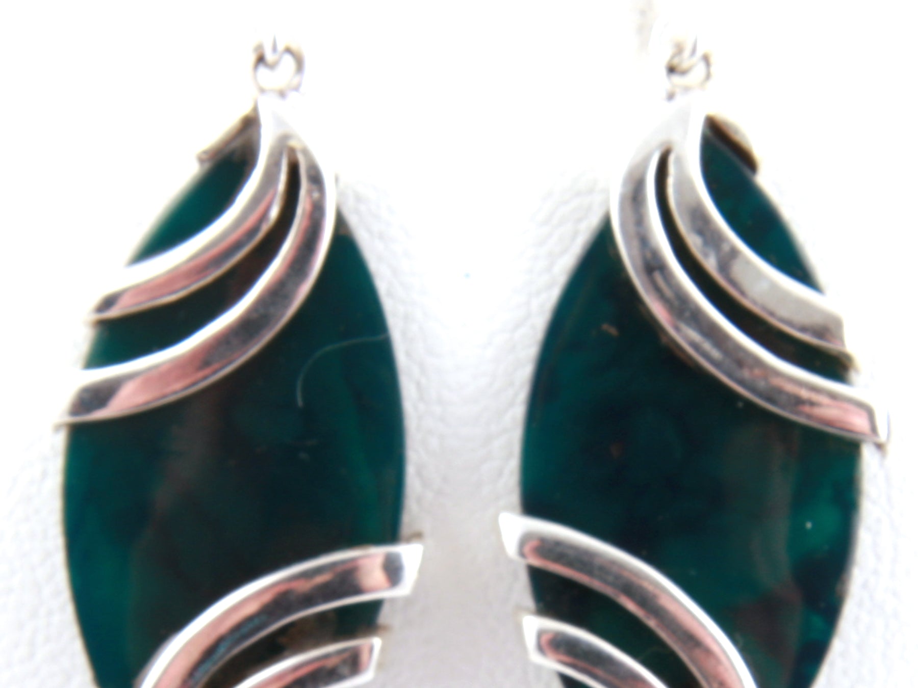 Shell Stone Silver Earring