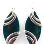 Shell Stone Silver Earring