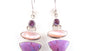 Shell Stone Silver Earring