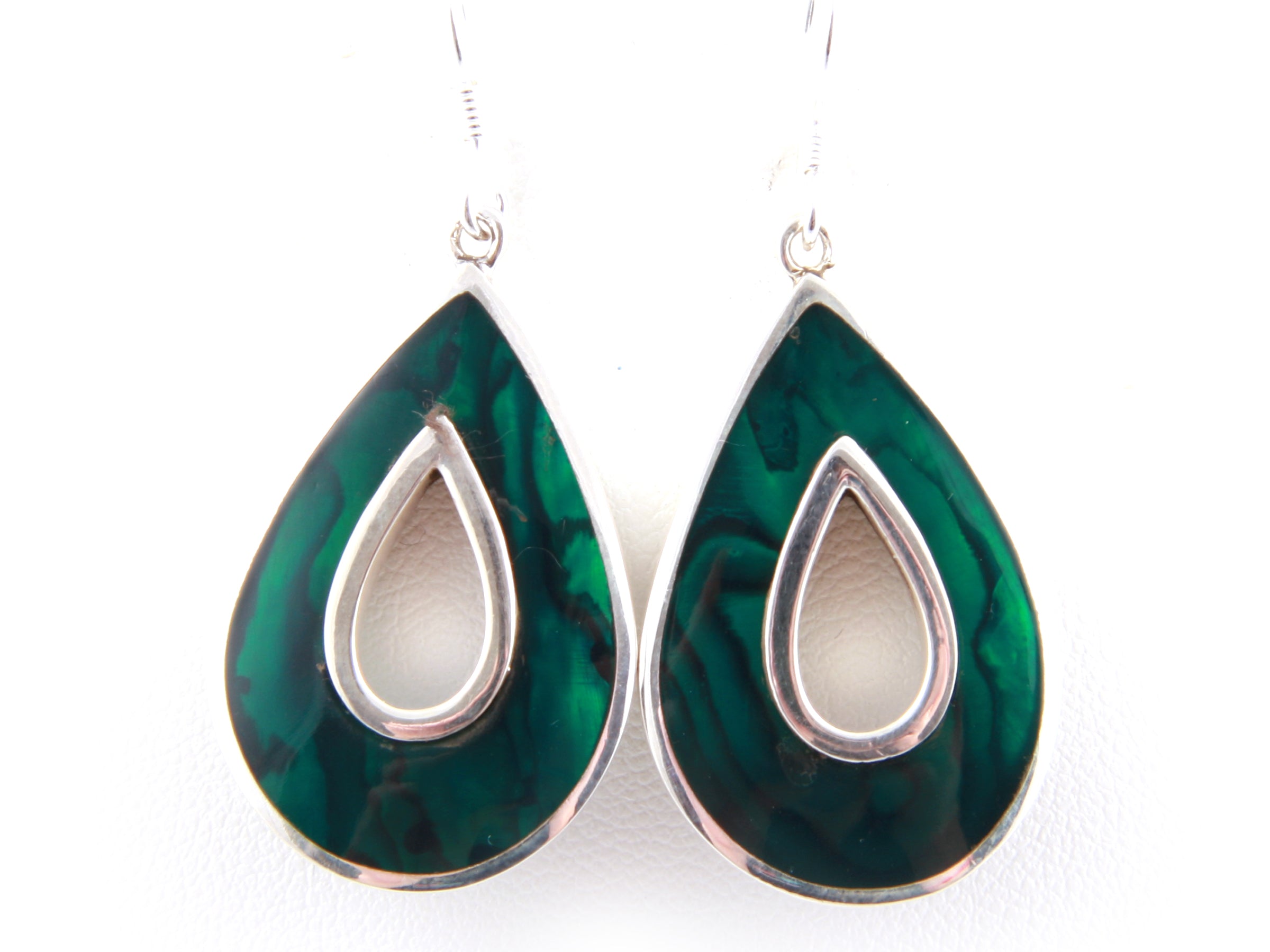 Shell Stone Silver Earring