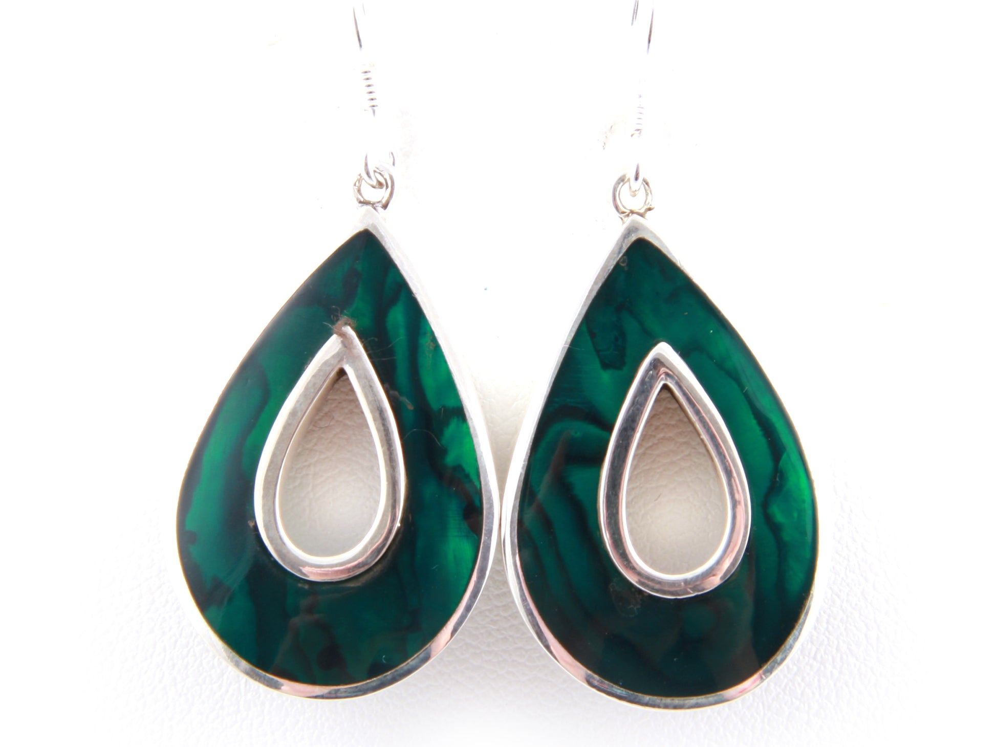 Shell Stone Silver Earring
