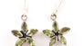 Peridot Stone Silver Earring