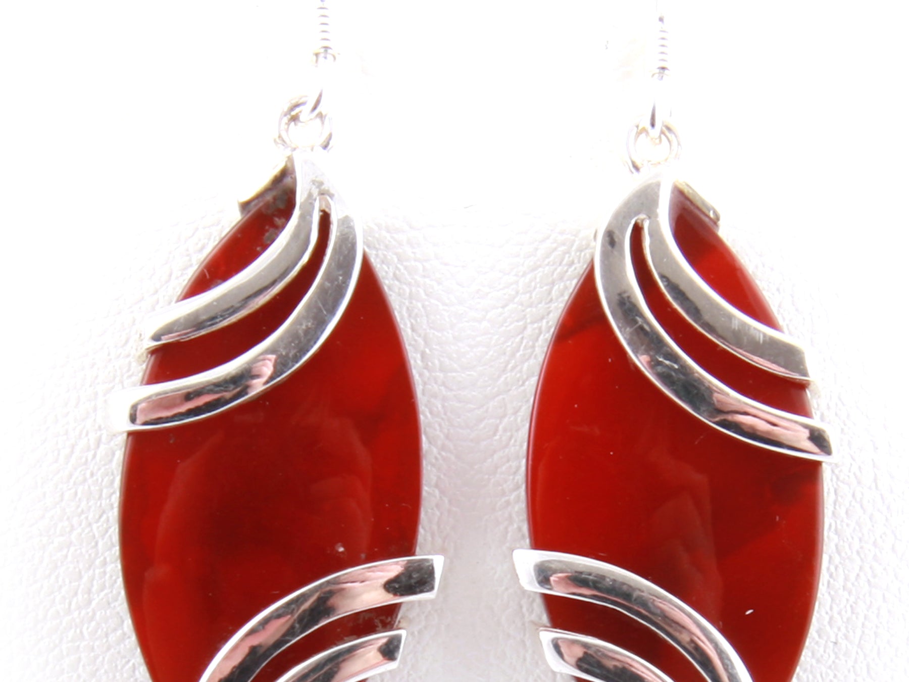 Shell Stone Silver Earring