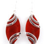 Shell Stone Silver Earring