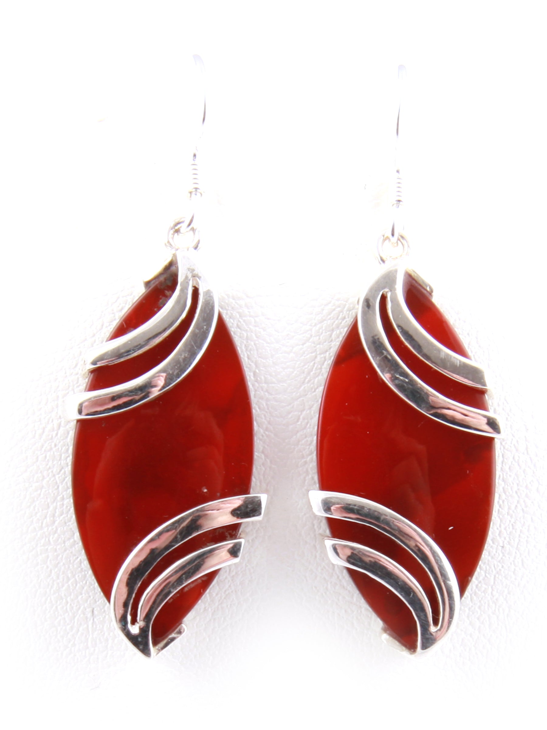 Shell Stone Silver Earring