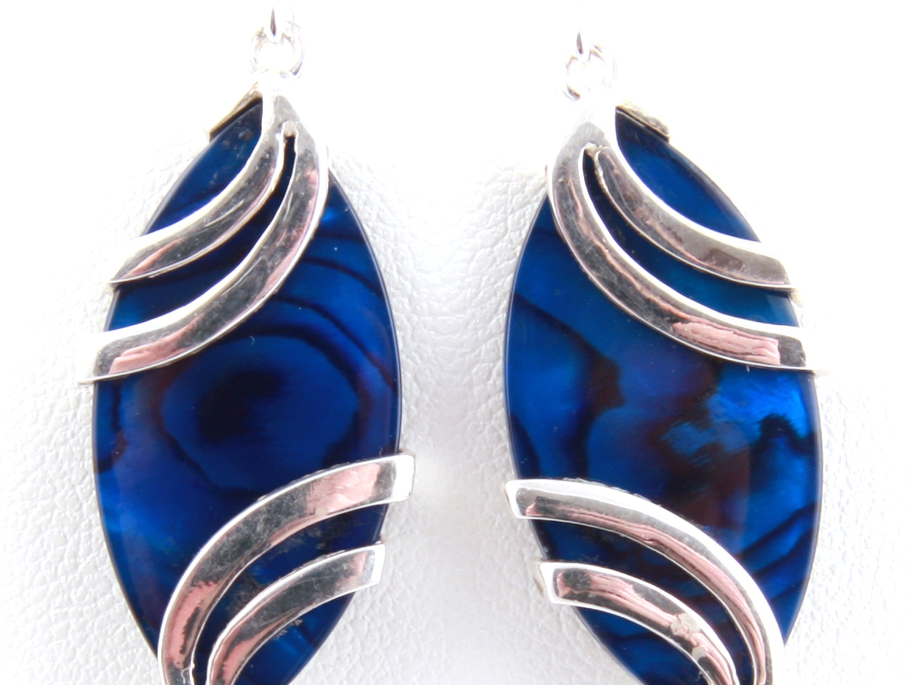 Shell Stone Silver Earring