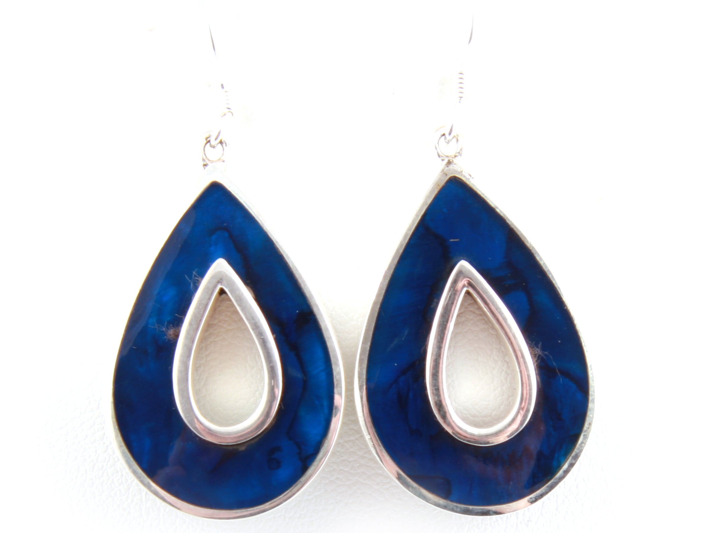 Shell Stone Silver Earring