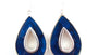 Shell Stone Silver Earring