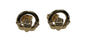 Rolled Gold Claddagh Stud Earrings