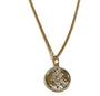 Rolled Gold St Christopher Pendant And Chain 13mm