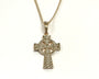 Rolled Gold Celtic Cross Pendant And Chain 35mm