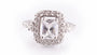 A White Cubic Zirconia Ring