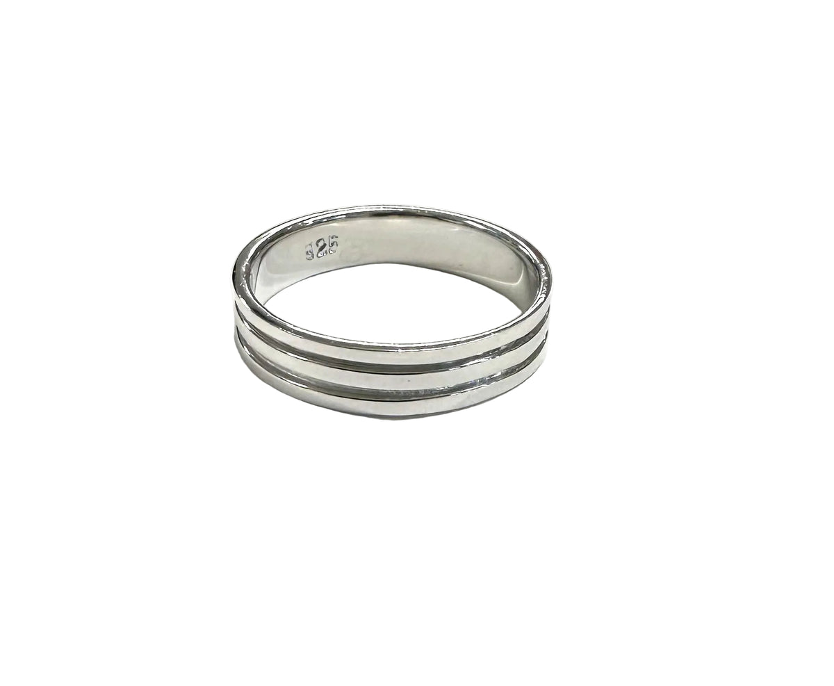 5mm Silver Unisex Ring