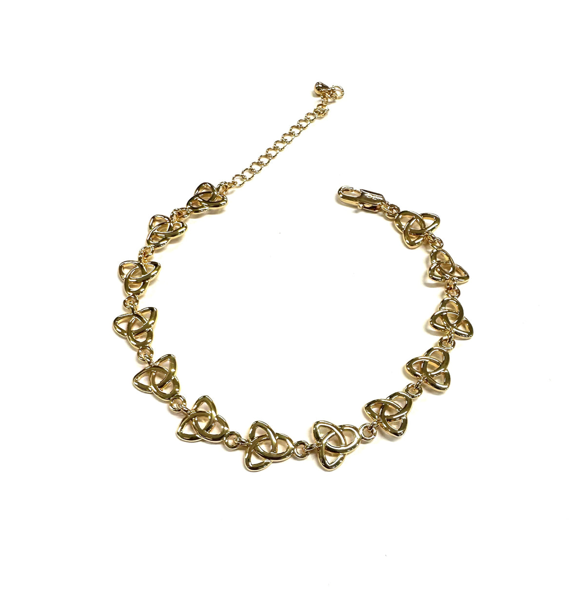 Rolled Gold Trinity Knot Bracelet
