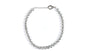 A White Cubic Zirconia Silver 4 mm Bracelet