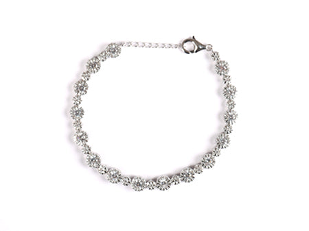 A White Cubic Zirconia Bracelet