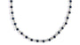 Sapphire Cubic Zirconia Necklace