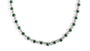 A Emerald Cubic Zirconia Necklace
