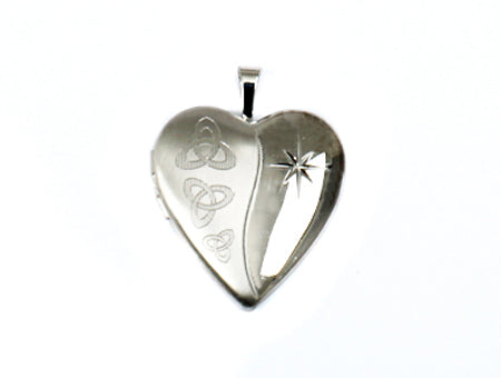 Silver Trinity knot Locket