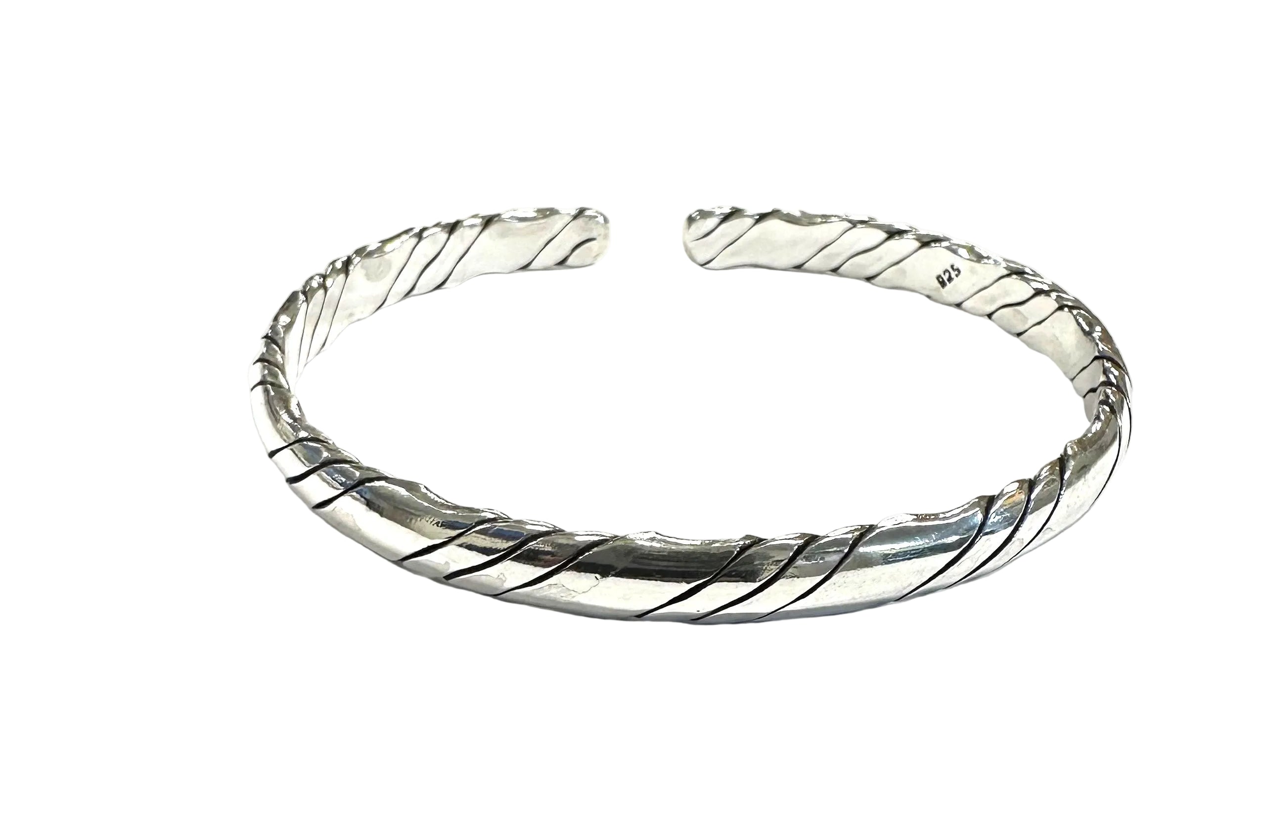 Silver Cuff Design Bangle