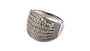 White Cubic Zirconia Ring.