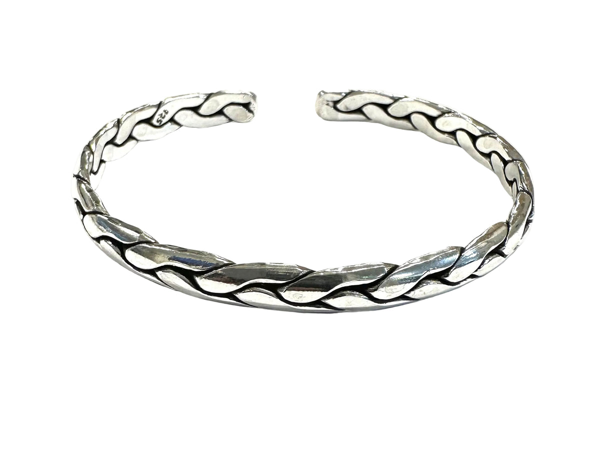 Silver Cuff Design Bangle