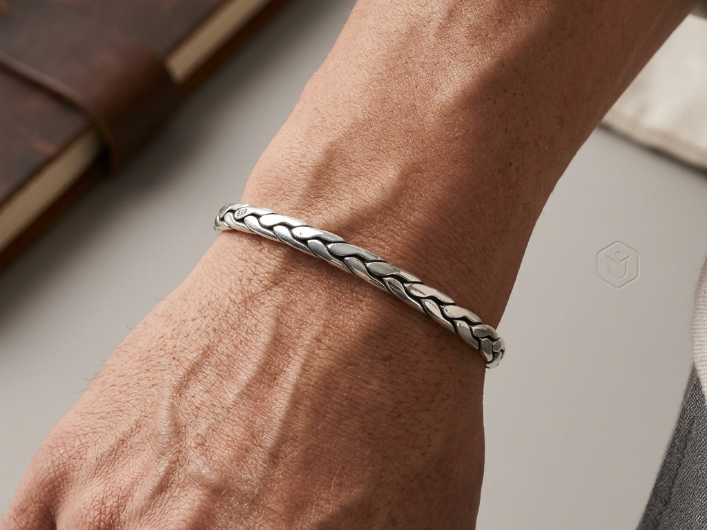 Silver Cuff Design Bangle