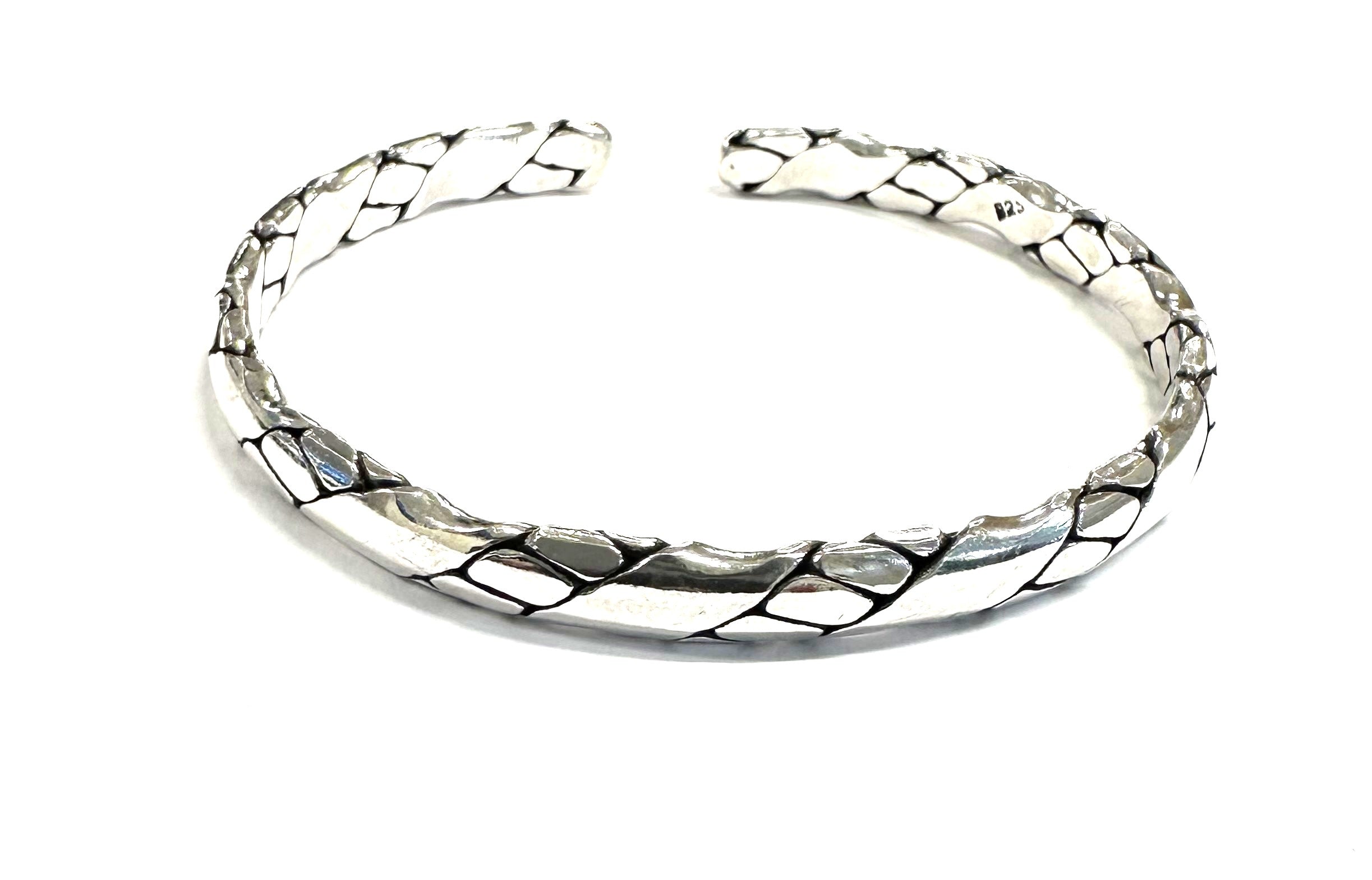 Silver Cuff Design Bangle