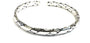 Silver Cuff Design Bangle
