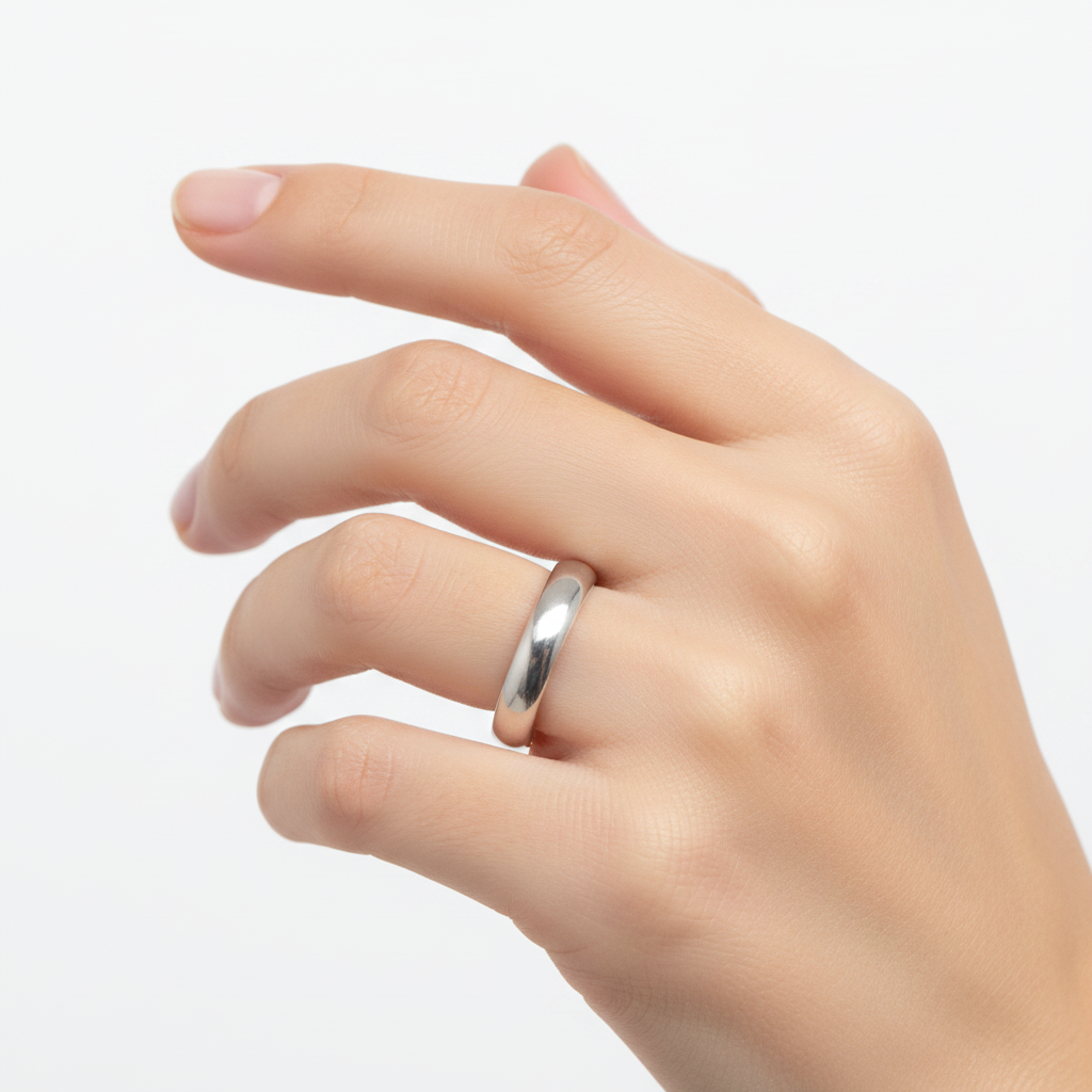 Silver Ring 5MM.