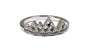 White Tiara Cubic Zirconia Ring.