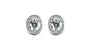 A White Cubic Zirconia Earring
