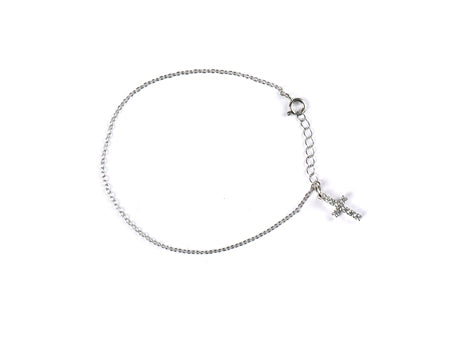 Holy Communion Silver Cross Bracelet