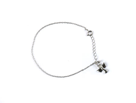 Holy Communion Silver Angel  Bracelet