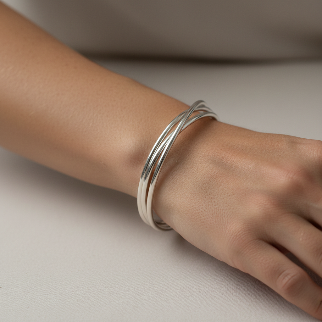 Simply Silver Bangle
