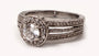 A White Cubic Zirconia Ring