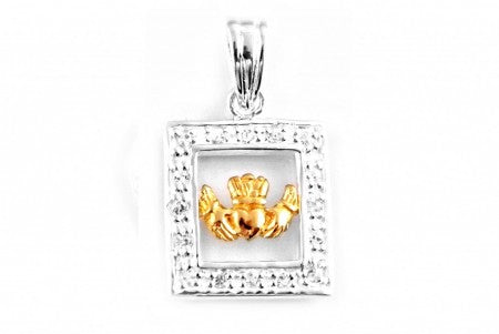 Claddagh Pendant With Gold Plating