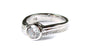 A White Cubic Zirconia Ring