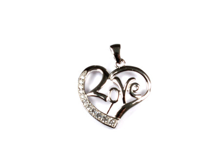 A Silver with White Pendant