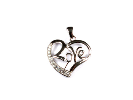 A Silver with White Pendant