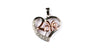 A Silver with Rose Gold Plate Pendant