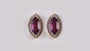 9 CT White Gold Earring.