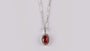 9 CT White Gold Ruby Necklace