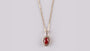9 CT Yellow Gold Ruby Necklace