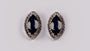 9 CT White Gold Earring.