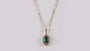 9 CT Yellow Gold Emerald Necklace