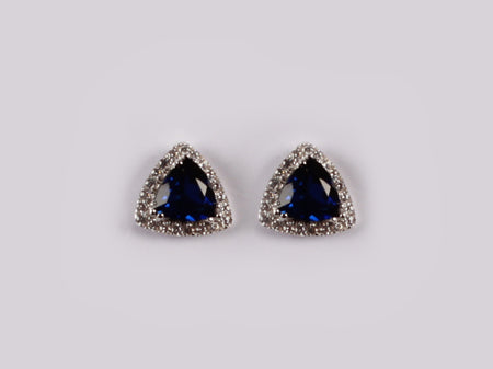 9 CT White Gold Earring.