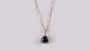 9 CT Yellow Gold Sapphire Necklace