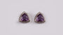 9 CT White Gold Earring.