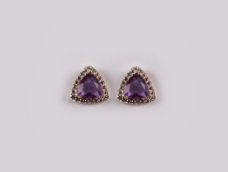 9 CT Yellow Gold Earring.